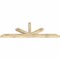 Ekena Millwork Saratoga Rough Sawn Timber Gable Bracket, Douglas Fir, 84"W x 28"H x 4"D x 4"F, 8/12 Pitch GBW084X28X0404SAR00RDF - alternate 5
